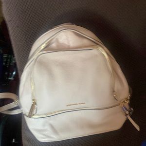 Michael Kors backpack rate for travel paint color brown no no tags brand new